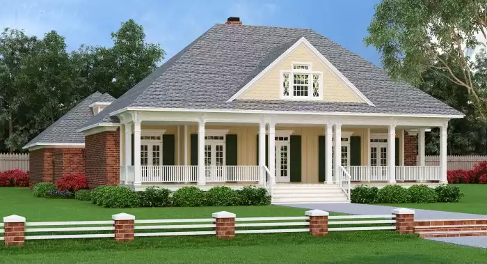image of cottage house plan 2043